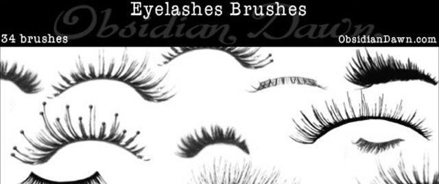 brush photoshop Cils Brushes