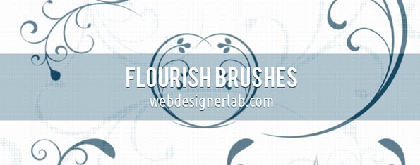 Brush photoshop Flourish Brushes