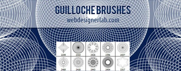 brush photoshop Guilloche Brushes