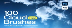 Brush photoshop 100 Cloud Photoshop Brushes