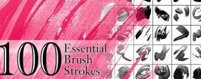 Brush photoshop 100 Paint Essential Brush