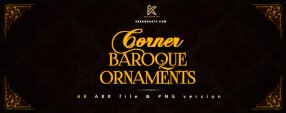 Brush photoshop 48 Corner Baroque Ornaments
