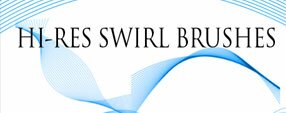 Brush photoshop Swirly Hi-Res brushes