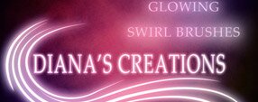 Brush photoshop Glowing Swirl Brushes