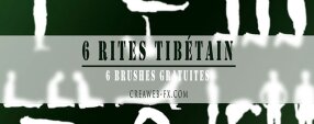 Brush photoshop Les 6 rites Tibétains