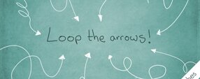 Brush photoshop Loop The Arrows