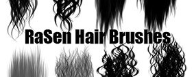  Painted Hair Brushes