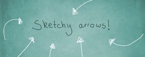 Brush photoshop Sketchy Arrows