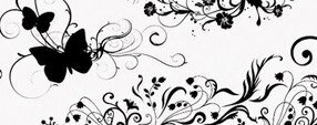 Brush photoshop Ornamental Butterflies 2