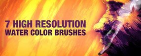 Brush photoshop Watercolor Brush Set