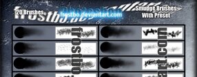 Brush photoshop Smudge PS Set 1