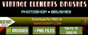 Brush photoshop Vintage Elements Brushes