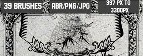 Brush photoshop Vintage Ornaments & Frames